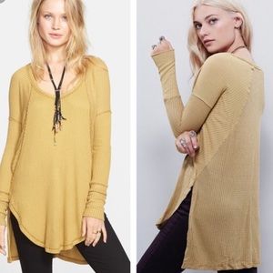 Free People Mustard Thermal